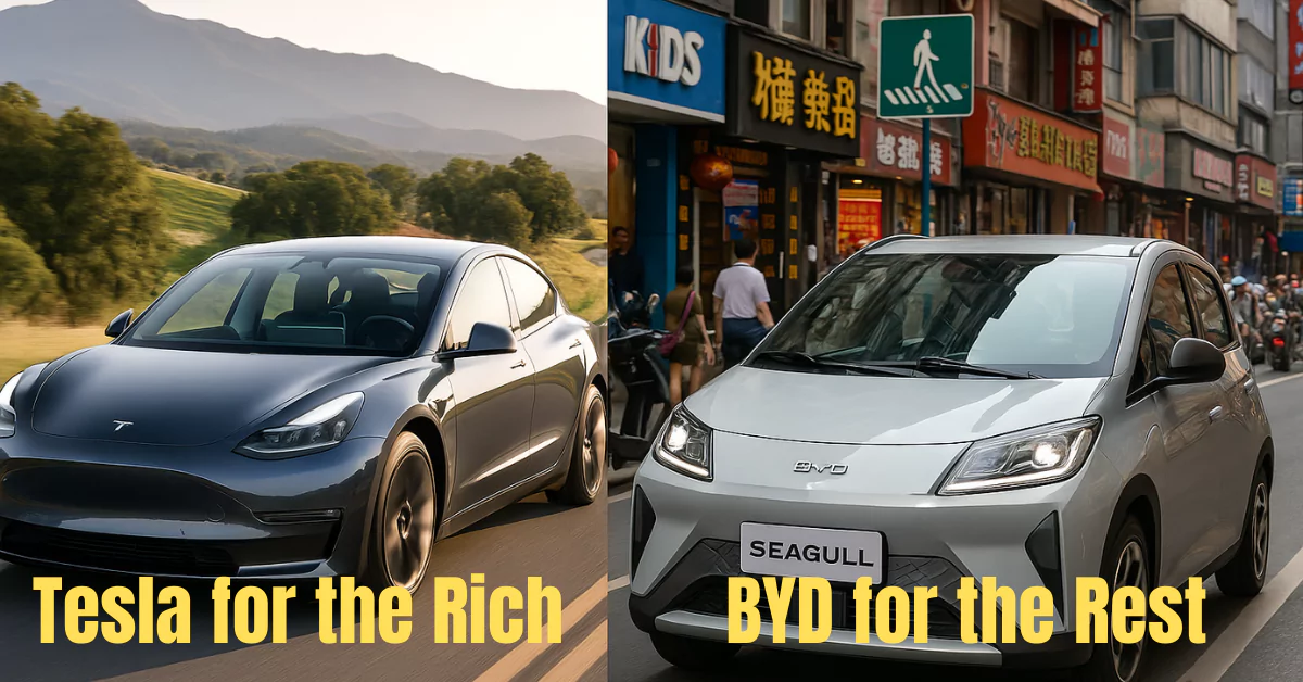 Tesla for the Rich & BYD for the Rest