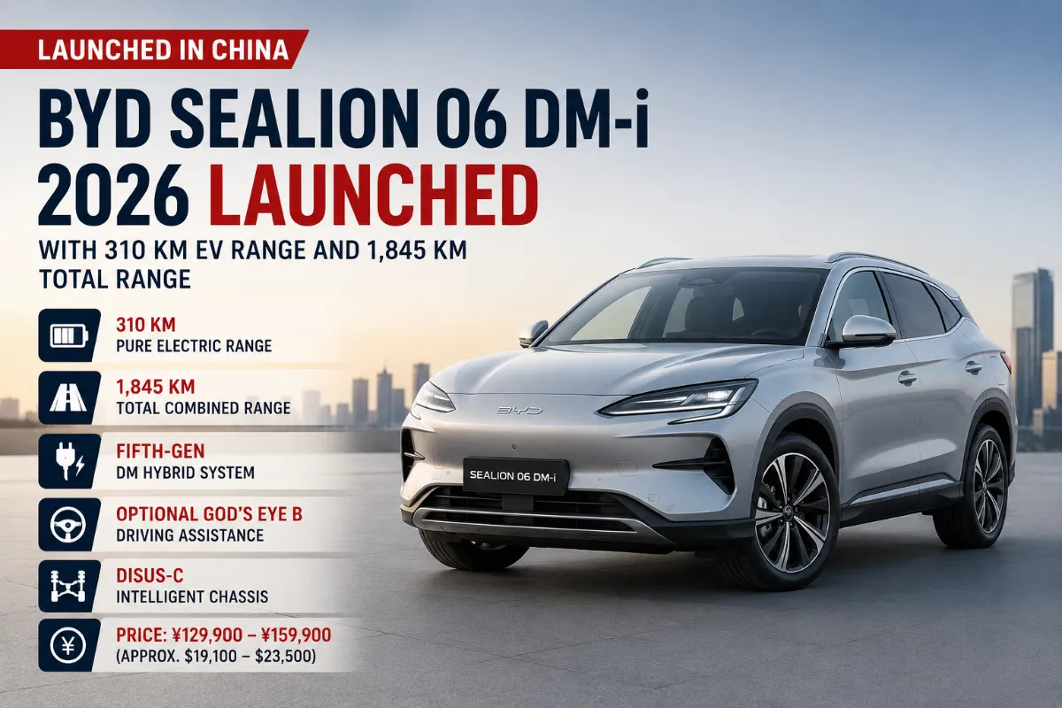 BYD's Upgraded Sealion 06 DM-i Goes on Sale